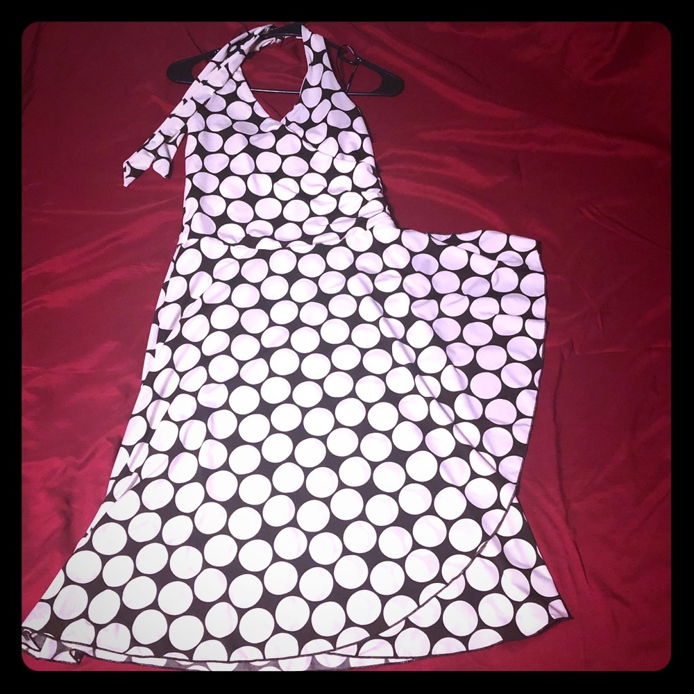 Vintage Retro Style Rockabilly Black &White Dress!